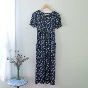 Vintage 90s Cotton Smock Dress - Bobbie Brooks - S